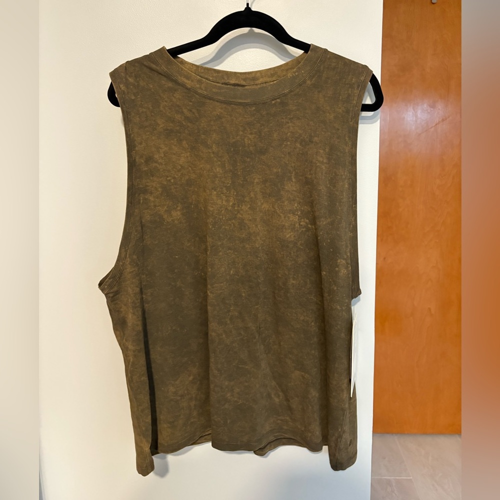Lululemon Athletica Green Tank Top